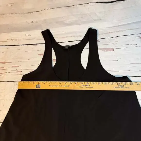 Athleta Presidio Dress Black High Low Racerback Maxi Dress - Picture 4 of 7